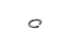 Rhodium Plated Small Oval OPEN Jump Rings - 20 Pieces