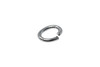 Rhodium Plated Medium Oval OPEN Jump Rings - 20 Pieces