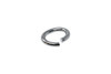 Rhodium Plated Large Oval OPEN Jump Rings - 20 Pieces