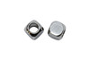 4mm Cube Bead Stainless Steel - 20 pieces