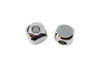 6mm Cube Bead Stainless Steel - 10 pieces
