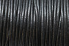 Black 2mm Leather Cord - Sold by the Foot