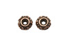 Copper Plated 3.5x6.25mm Meadow Bead