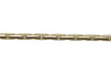 Satin Hamilton Gold 1.25mm Beading Chain - Sold By 6 Inches