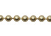 Satin Hamilton Gold 2.3mm Ball Chain - Sold By 6 Inches