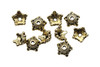 Star Bead Cap - Gold Plated