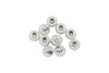 Sterling Silver 4mm Corrugated Bead - 10 Pieces