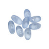 4x7mm Magatamas -- 2105F Transparent Light Sapphire Matte