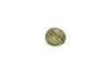 Gold Plated Brass 11mm Spiral Flat Round
