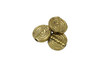 Brass 11mm Spiral Flat Round