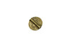 Brass 11mm Spiral Flat Round