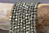 Pyrite Polished 6mm Faceted Nugget
