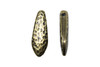 Hammertone Dagger Bead - Brass Plated