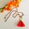 Stitch-around 20x30mm Teardrop Charm - Gold Plated