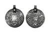 Silver Plated 26.3x31.5mm Eight Signs Charm