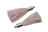 Blush 27-30mm Tassel with Silver Cap