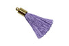 Lavender 27-30mm Tassel with Gold Cap