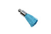 Turquoise 17-20mm Tassel with Silver Cap