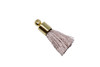 Blush 17-20mm Tassel with Gold Cap