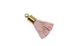 Rose 17-20mm Tassel with Gold Cap