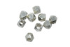 Hill Tribe Sterling Silver 4mm Faceted Cube Bead