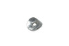 Hill Tribe Sterling Silver 7mm Wavy Disc Bead