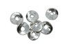 Hill Tribe Sterling Silver 7mm Wavy Disc Bead