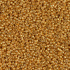 Size 15 Miyuki Seed Beads -- D4203 Duracoat Galvanized Deep Gold