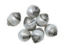 Pearl 10x15mm Bead with Silver Plated Tibetan Cap