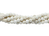 Howlite Natural Polished 4mm Round