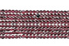 Garnet Grade AA Polished 4mm Faceted Coin