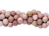 Natural Rhodonite Polished 6mm Round