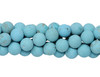 Howlite Turquoise Matte 8mm Round