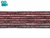 Garnet Polished 2x3mm Faceted Saucer