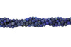 Lapis Natural Matte 4mm Round