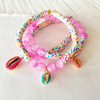 Polymer Clay 6mm Candy Stripe Mix Disc