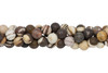 Brown Zebra Jasper Matte 8mm Round