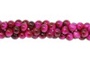 Tiger Eye Hot Pink Dyed Polished 6mm Round