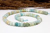 Amazonite Multi Color Polished 5x8mm Faceted Rondelle