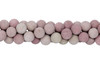 Rhodonite Matte 12mm Round