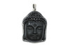 Obsidian Buddha Head Pendant