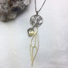 Marquise Long Olive Drop - Vermeille
