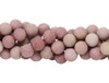Rhodonite Matte 10mm Round