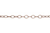 Antique Copper 6x5mm Oval Cable Chain - Sold By 6 inches