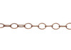Antique Copper 6x5mm Oval Cable Chain - Sold By 6 inches