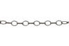 Gunmetal 6x5mm Oval Cable Chain - Sold By 6 inches