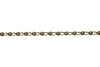 Gold Plated 6x3.5mm Ladder Chain - Sold By 6 Inches