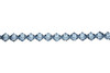 Swarovski Crystal Denim Blue 5328 6mm Bicones