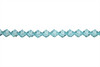 Swarovski Crystal Light Turquoise 5328 6mm Bicones