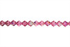 Swarovski Crystal Light Rose AB 5328 6mm Bicones